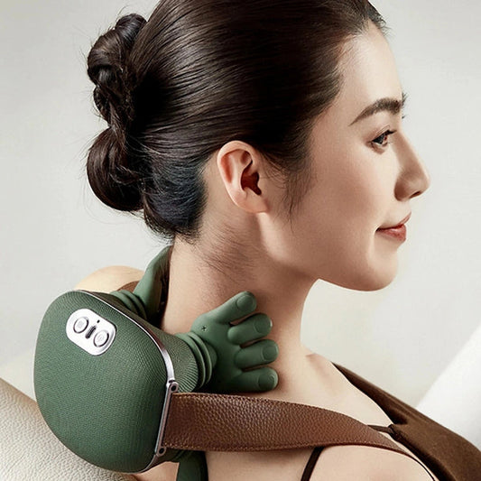 Smart Neck & Shoulder Massager with Heat Therapy – Perfect Gift for Relaxation